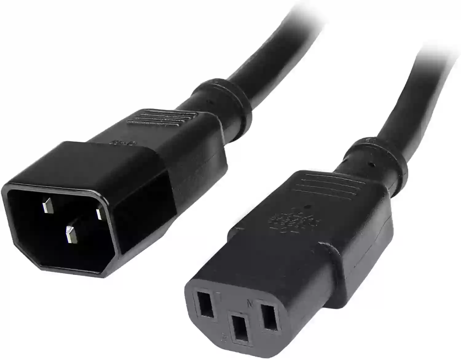Standard Computer Power Cord Extension { back to back UPS cable c13 to c14 }